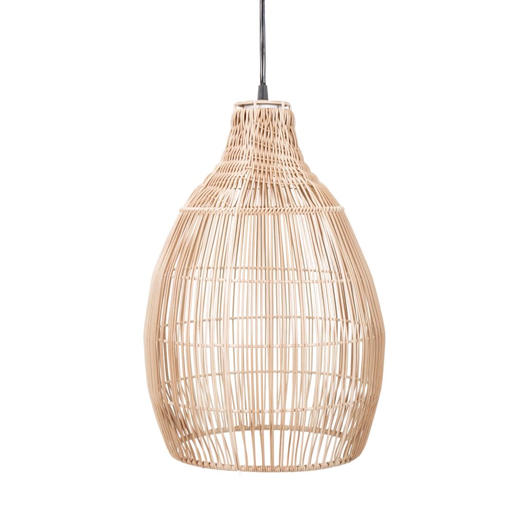 ValueLights | Natural Teardrop Solar Powered Outdoor Hanging Pendant Garden Pergola Light