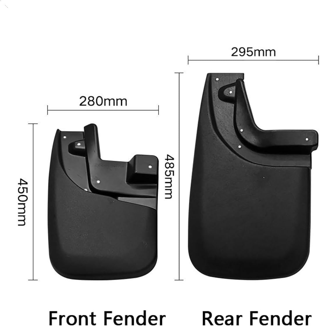 4 Pcs Car Mud Flaps for Toyota Tacoma 2005-2015| Front Rear Splash Mudguards Auto Wheel Protection Accessories