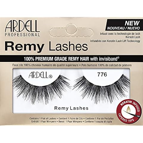 ARDELL Professional Remy Lashes - Künstliche Wimpern aus Echthaar mit Keratin für seidig-weichen Glanz | handgefertigte Luxus Fake Lash, Bandwimpern zum Kleben | vegan & wiederverwendbar Cover