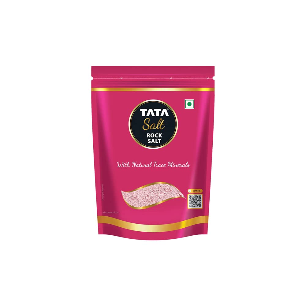 Tata Rock Pink Salt, 200g Pouch, Premium Sendha Namak, With Natural Trace Minerals