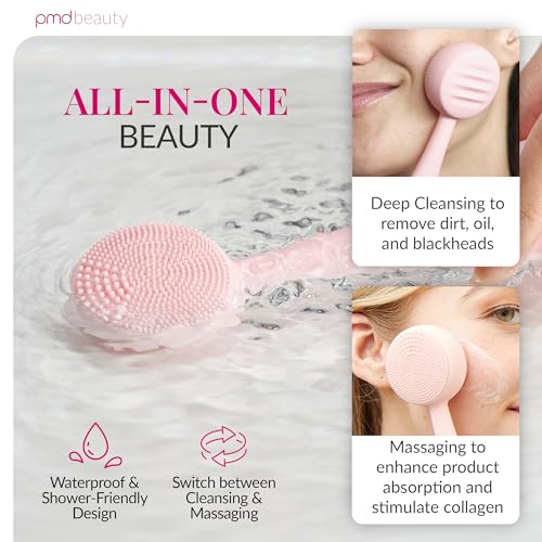 PMD Clean - Smart Facial Cleansing Device with Silicone Brush & Anti-Aging Massager - Image 4