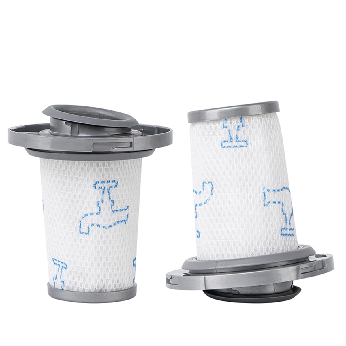YanBan Filtri da 4 pezzi, compatibili con Rowenta X-Force Flex 8.60 RH96XX, RH9637 RH9638 RH9639 RH9677, per la serie X-PERT 6.60 RH68XX, RH6821WO, RH6837WO, RH6838WO, codice articolo ZR009006