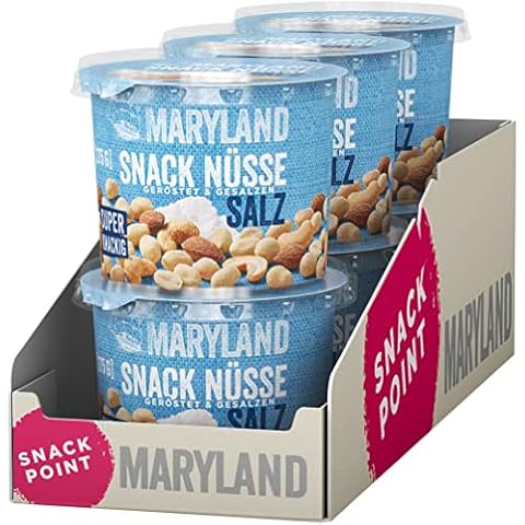 Maryland Snack Nüsse geröstet & gesalzen 275g Becher Vorratspack Cover