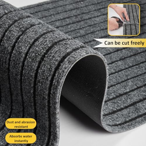 Tapis en polyester 100% antidérapant lavable pour une maison propre et sécurisée