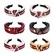 Knot Headbands for Women - 6 Pack Hair Hoops Wide Stripe Headband with Bee Animal, Cross Knot Hair Band with Cloth Wrapped