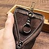 Leder Schlüsseltasche, Mittelalterliches Autoschlüsselhalter Münztasche Schlüsselanhänger-Geldbörse mit Reißverschluss für Outdoor-Aktivitäten, Reisen, Business #1