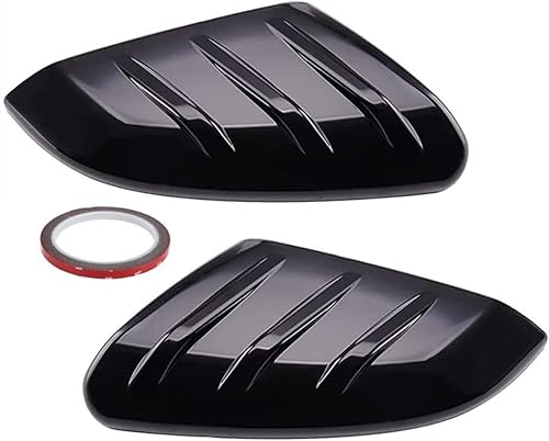 Miniatura 5 de 2 fundas para espejo lateral de puerta compatibles con Honda Civic 2016-2021 10 generación Sedan Coupé Hatchback estilo extendido carcasa de espejo