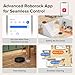 roborock Q8 Max Robot Vacuum and Mop Cleaner, DuoRoller Brush, 5500Pa Strong Suction, Lidar Navigation, Obstacle Avoidance, Multi-Level Mapping, Perfect for Pet Hair