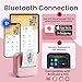Inkless Sticker Printer, Print Pods Mini Printer Compatible with Phone & Tablet, Mini Sticker Printer with Stickers, Portable Thermal Printer for Study Notes, Print Pictures & Photos, Journals