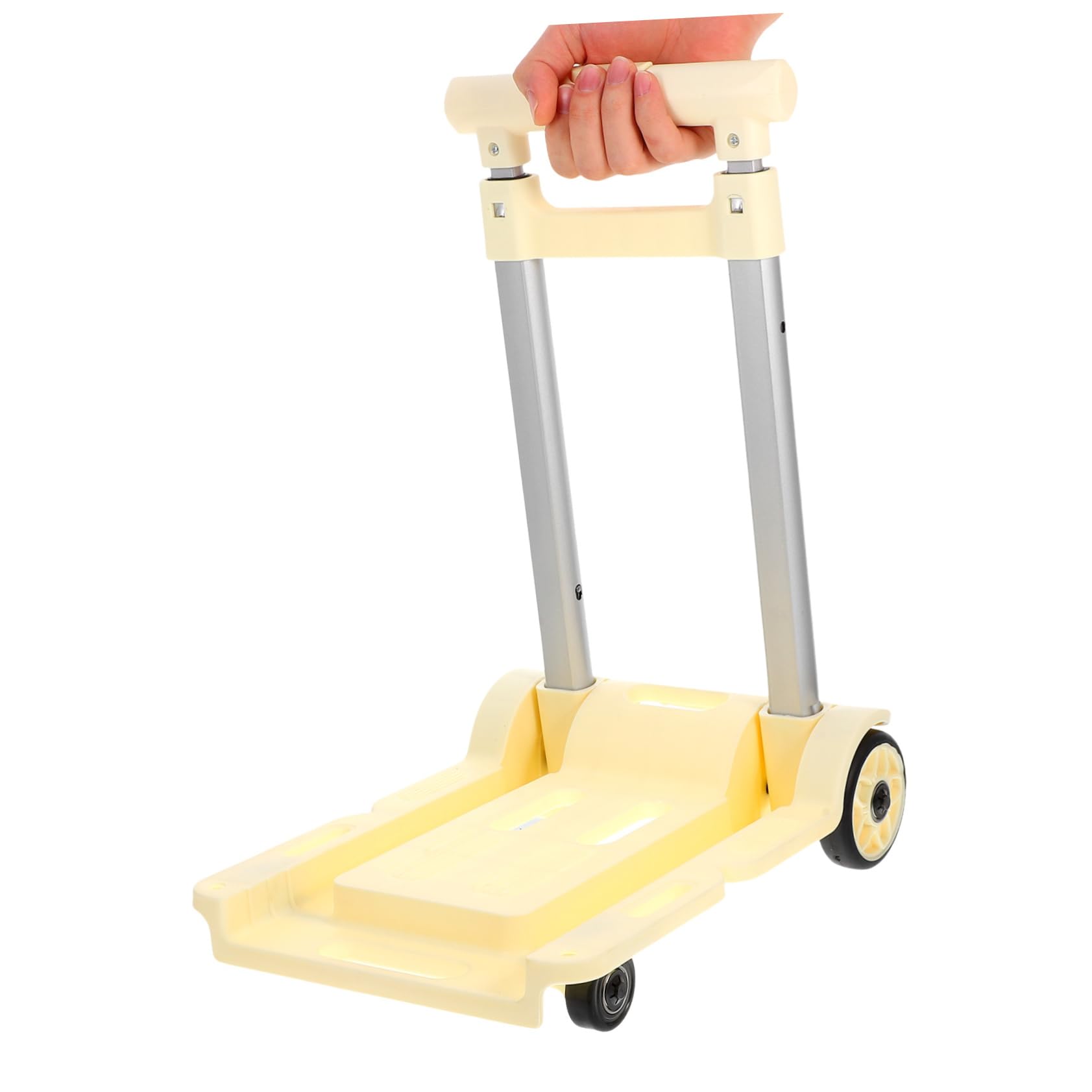 Gatuida Carrello Pieghevole con Ruote per Seggiolino Auto Carrello per Viaggio Leggero con Ruote Omnidirezionali e Utilità