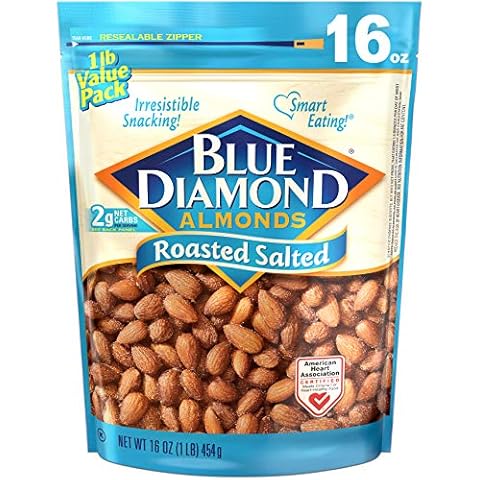 Blue Diamond Almonds, Roasted Salted, 454g Cover