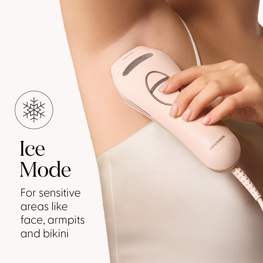 SMOOTHSKIN SmoothSkin Pure Switch IPL urządzenie do depilacji laserowej dla kobiet i mężczyzn, trwałe usuwanie włosów w domu z technologią chłodzenia Sapphire Pro Ice, 3 w 1 depilator do oczyszczania
