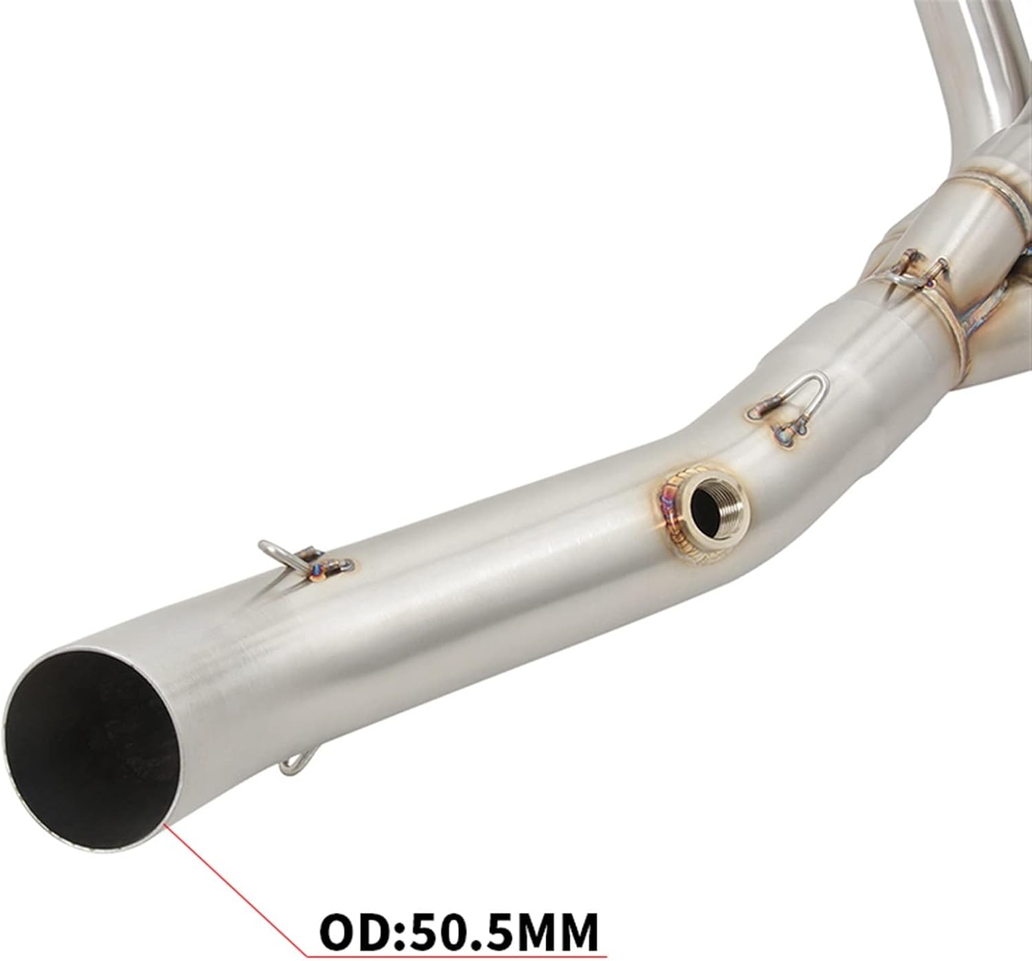 フルエキゾーストシステムフロントリンクパイプ 304 ステンレス