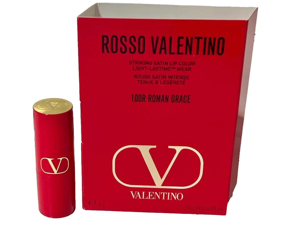 Amazon.com : Valentino Rosso 100R ROMAN GRACE Striking Satin Lip