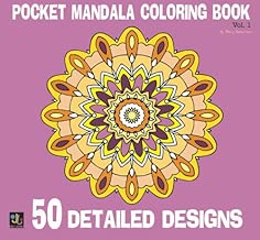Pocket Mandalas Coloring Book: 50 Detailed Designs