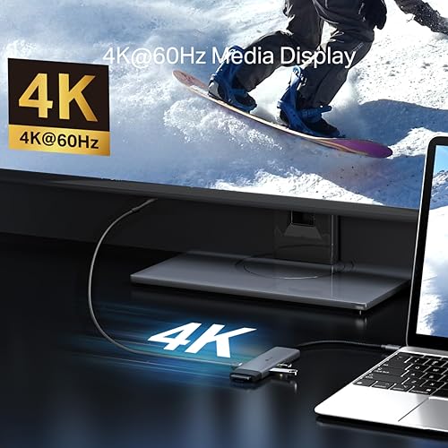 Image of TP-Link UH7020C 7-in-1 USB Type-C Hub|Multiport USB-C Adapter Dongle Docking Station|4K@60HZ HDMI|USB C 3.0 Port|2 USB A 3.0 Ports|100W Power Delivery and SD /microSD Cards Reader|Plug and Play