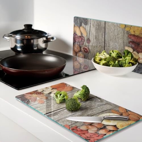 Planche de cuisine décorative Fleurs de mûres pour credence - 4