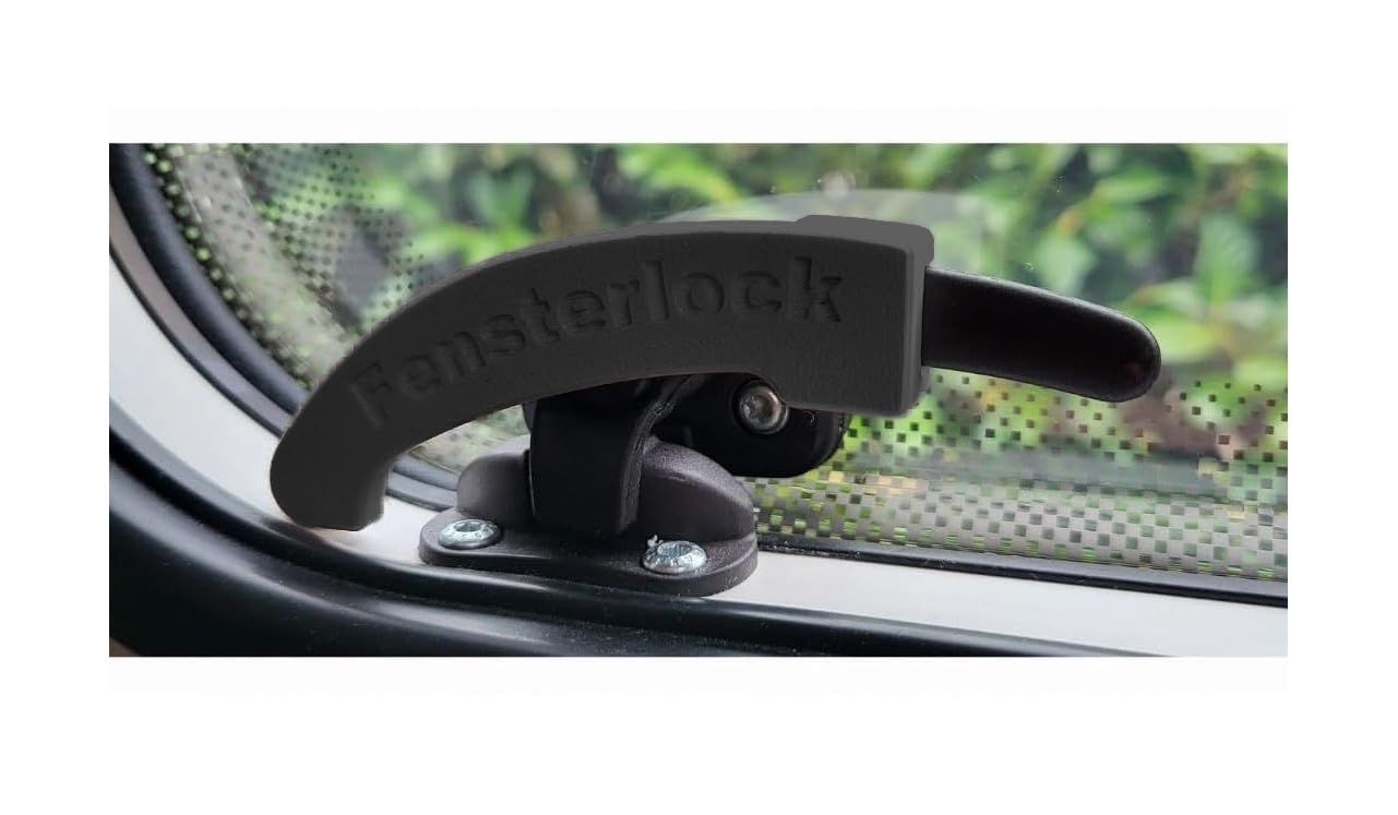 Generisch Fenstersicherung/Einbruchschutz/Verriegelung für Dometic Seitz Fenstergriff/Fensterhebel Wohnmobil- und Wohnwagenfenster (Rechts, 4)