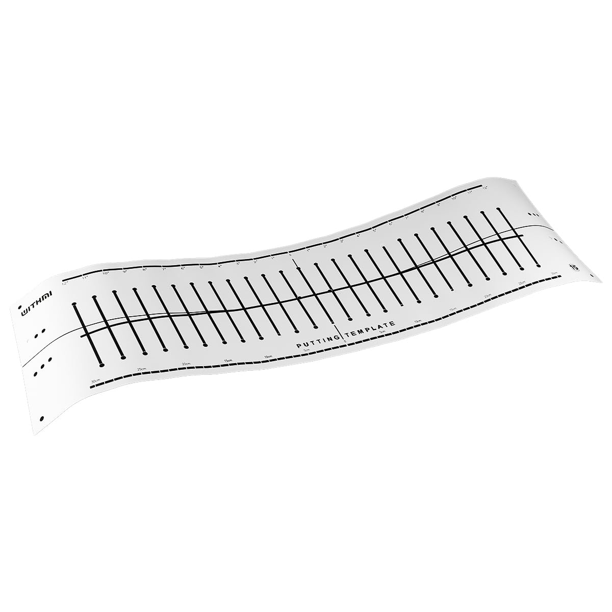 Colchoneta de Golf de 15 Grados para Entrenamiento de Golf en Interiores, Ayuda para la colocación de la línea de golpeo para Principiantes