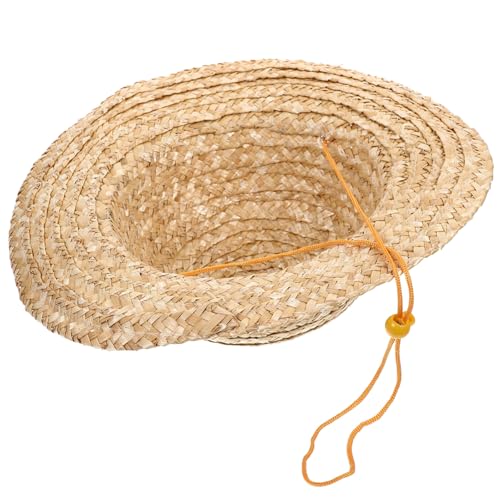 OATIPHO Sombrero De Paja para Color Natural para Playas Fiestas Temáticas y Disfraces De Granjero