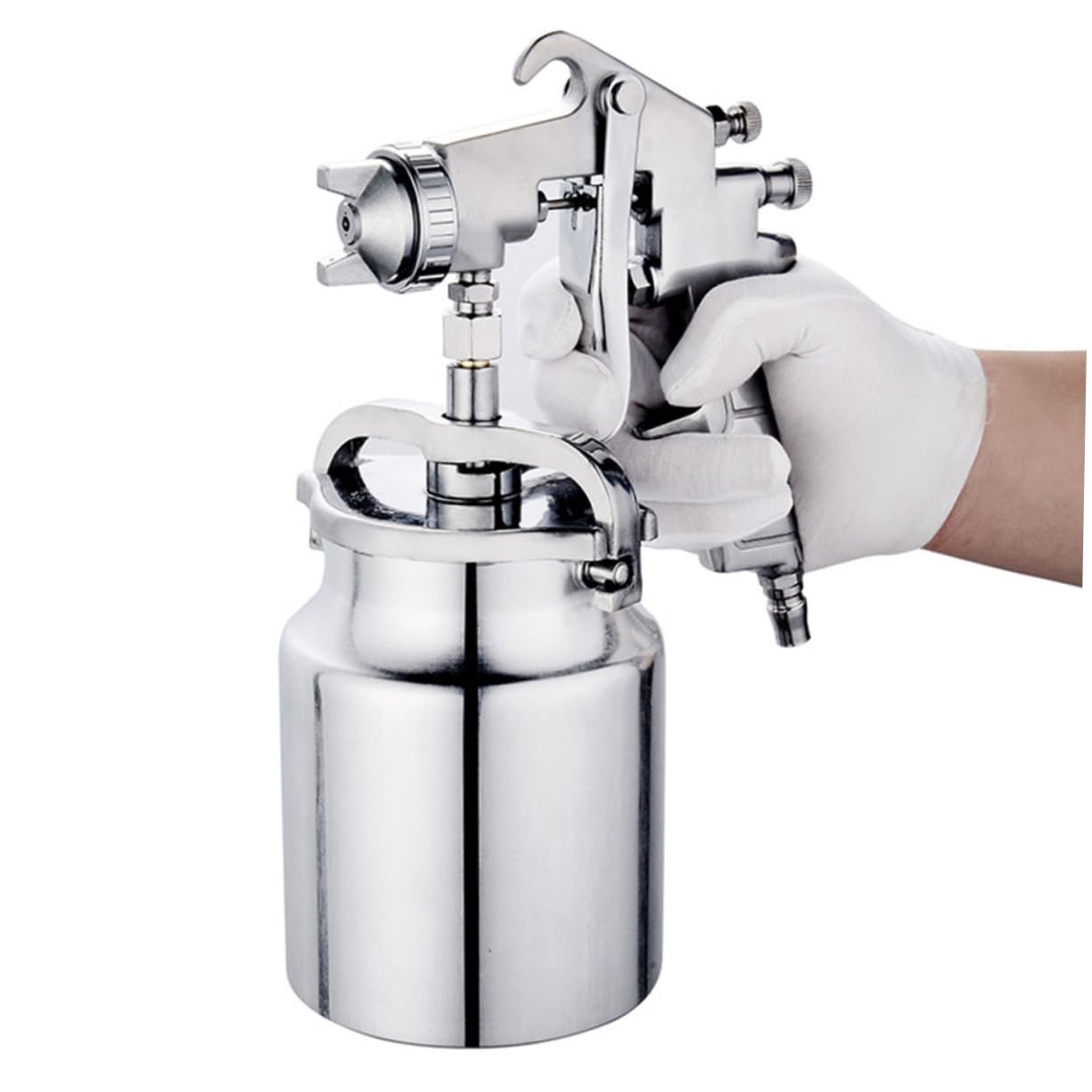 Tofficu 1pezzi Spruzzatore Aerografo Per Verniciatura Auto e Massima Atomizzazione e Controllo Del Strumento Professionale Per Finiture Alta