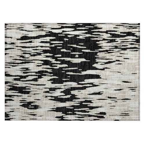 Tapete Addison Rugs Chantille Black 30 in x 20 in miniatura 3