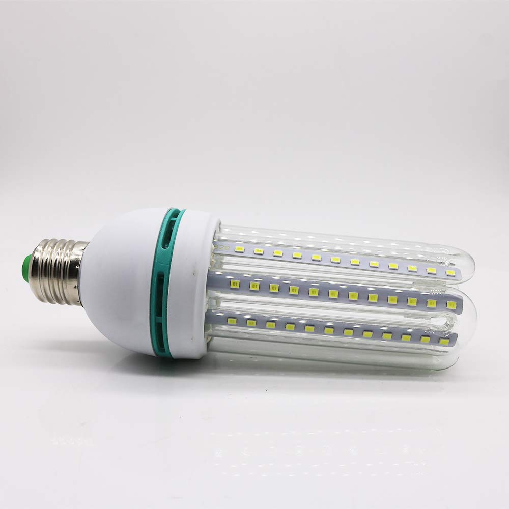 10 bombillas LED E27, 20 W, 2000 lm, luz blanca fría, 6000 K, 220 V, bombilla LED de bajo consumo, 360 °