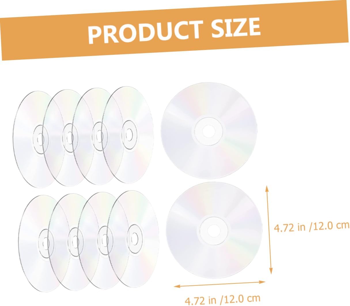 10pcs DIY Aesthetic Wall Discs Decorative Craft Disks for Painting Writing and Party Supplies Versatile Cd Discs for Creative Projects