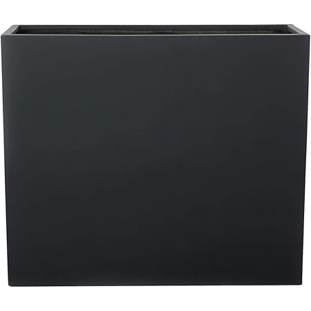 Vivanno Pflanzkübel Raumteiler Trennelement Sichtschutz Fiberglas anthrazit Elemento - 75x30x88 cm