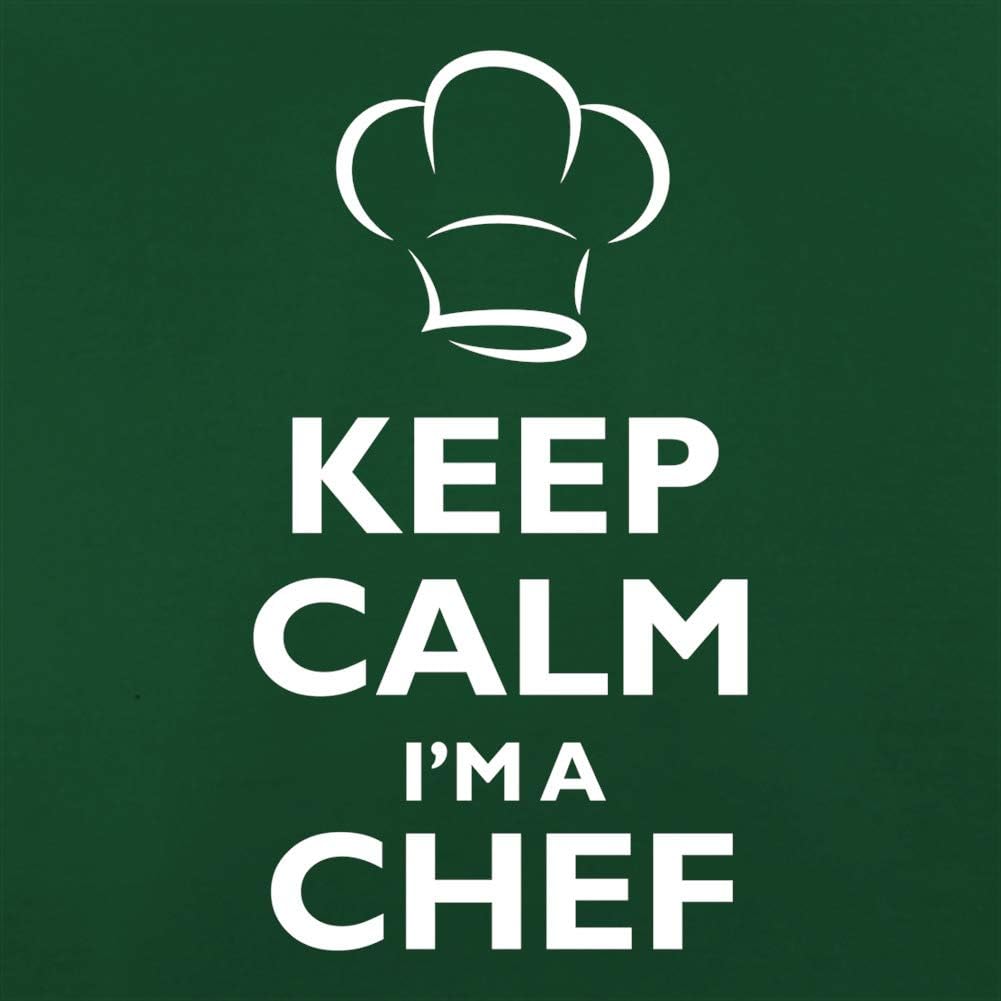 Dressdown Keep Calm I'm A Chef - Unisex Adult Kitchen/BBQ Apron - Bottle Green - One Size