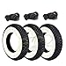3 GOMME 3.50-8 4PR + CAMERE | PNEUMATICO FASCIA BIANCA KIT RICAMBIO SET GOMME VESPA VBB VNB E4 GL125 150