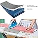 BOHAO Heat Press Mat, Heat-Resistant Protective Mat Ironing Insulation Mat Quilting Sewing Ironing Pad for Craft Vinyl Ironing Insulation Transfer (30 * 30cm / 12 * 12inch, Grey)