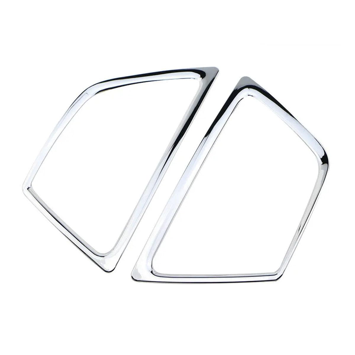 Ajuste para Ford Ecosport 2013-2017, embellecedor de la cubierta de la luz antiniebla del coche, embellecedor del marco de la cubierta de la luz antiniebla delantera ABS del parachoques delantero