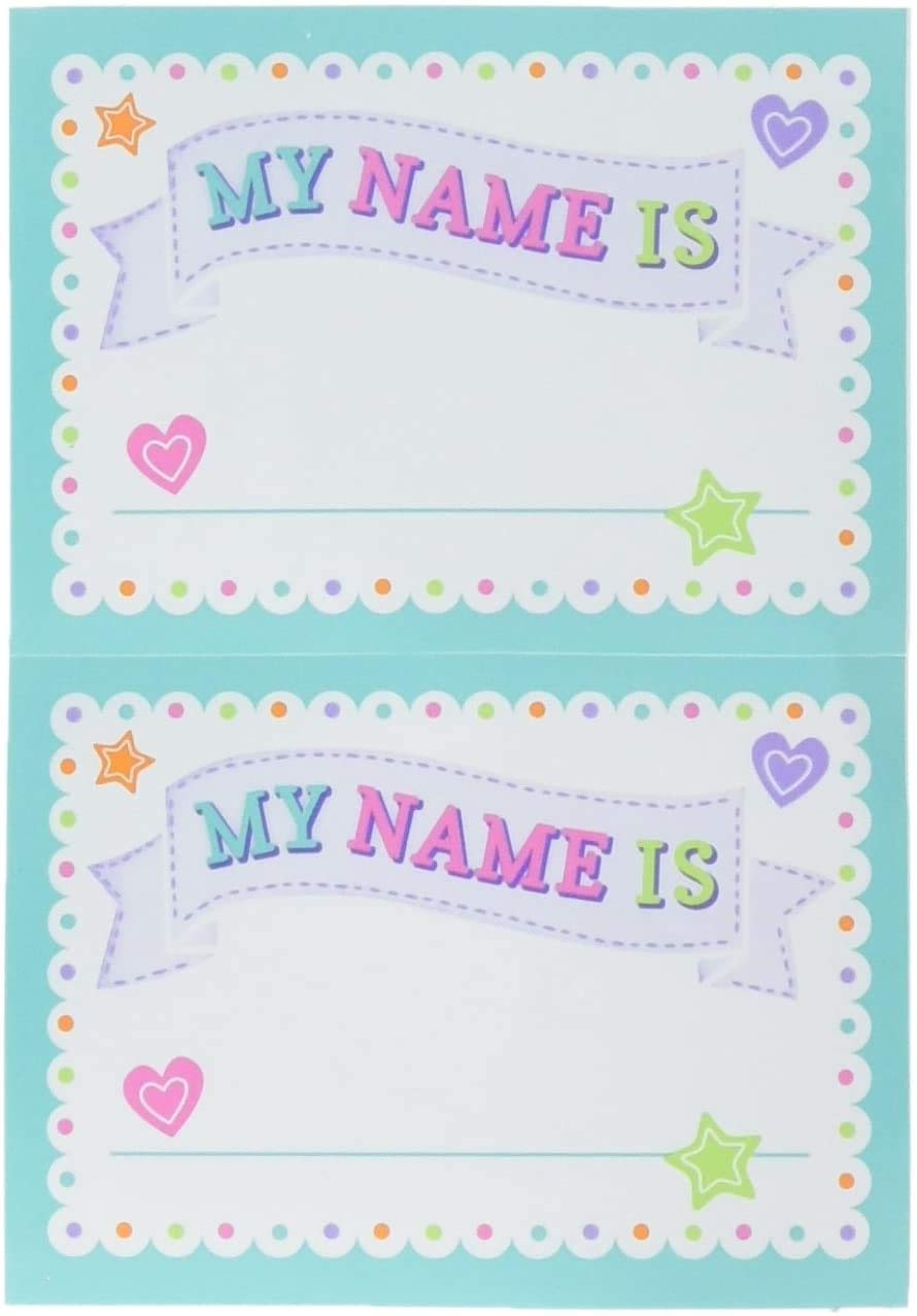 Amscan Namensschilder Für Babyparty – Bunt, Lustig, In Englischer Sprache