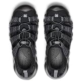 KEEN Men's Hyperport H2 Breathable Easy On Comfortable Hiking and Water Sandals, Black/Steel Grey, 10.5