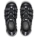 KEEN Men's Hyperport H2 Breathable Easy On Comfortable Hiking and Water Sandals, Black/Steel Grey, 13