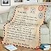 Personalized to My Wife Letter Blanket - Letters to My Love Blanket - Wish I Could Turn Back Blankets from Husband, Valentines Day Wedding Anniversary Birthday Christmas Flecee, Sherpa
