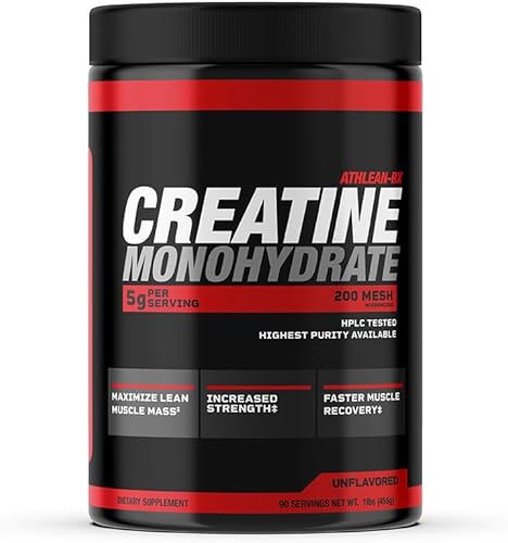 X-CREATINE - Polvo de monohidrato de creatina micronizada pura, apoya la fuerza muscular, la potencia y la recuperación, sin gluten, sin OMG,
