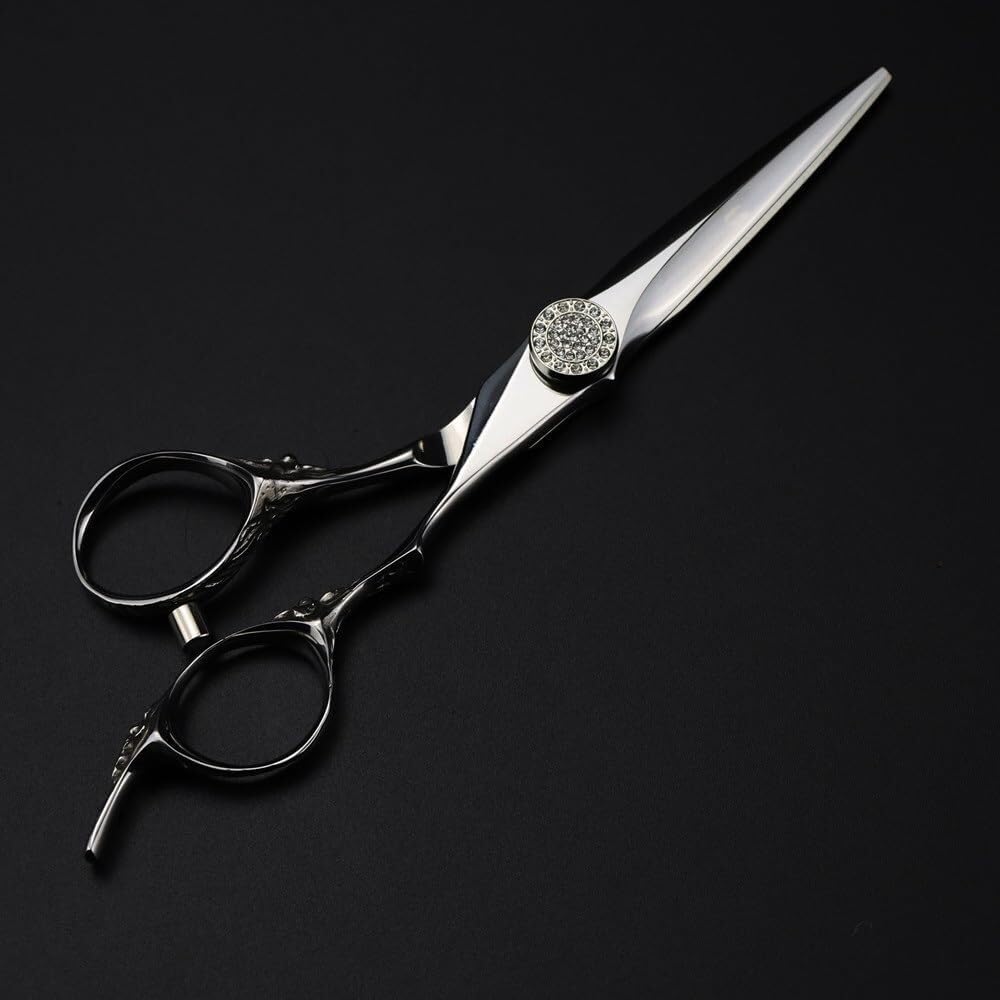 Set di Forbici Professionali da 6 Pollici per Il Taglio dei Capelli - Forbici da Barbiere in Acciaio Inossidabile 440C per Parrucchieri di Precisione E Sfoltimento