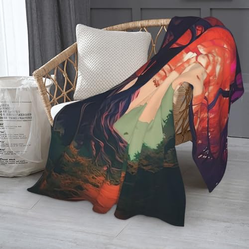 Couverture flanelle legere 152 x 203 cm contre le froid du canape - 4