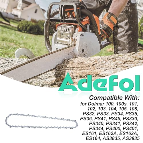 Chaîne de tronçonneuse 3/8 LP 1.3 mm 52 maillons pour guide 35 cm Einhell et Dolmar - 2