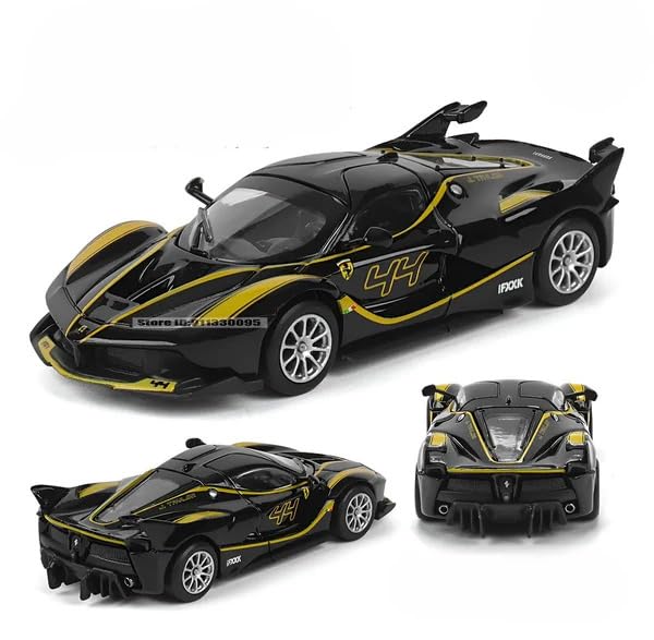 Image of Smiley Buds Ferrari FXX-K 1:64 Scale Die Cast Model | Premium Collector Edition Miniature Sports Car | Detailed Racing Design | Display for Collectible