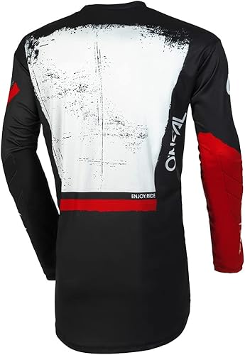 Miniatura 5 de MX Outfit O'Neal Element Shocker NegroRojo Hombres (W34L) Pantalones de protección Jersey motocross Dirt Bike Bundle Combo