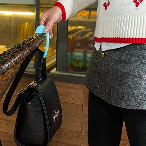 Table Purse Bag Hanger ，Cucumis 4 Pcs Handbag Hook Holder Portable Abs Handbag Hangers Purse Hooks For Women’ Bags Hanging On Desktop In The Cafe Shop Or Library (C) #TOP4