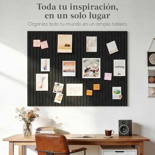 Miniatura 7 de Lifewit 90 X 60 Cm Tabla De Anuncios De Fieltro Autoadhesiva, Pack De 6 Tablas De Corcho Alternativas, Tabla Decorativa De Visiones Y Fotos Con 30 Clavos Para Oficina, Cocina, Dormitorio Infantil