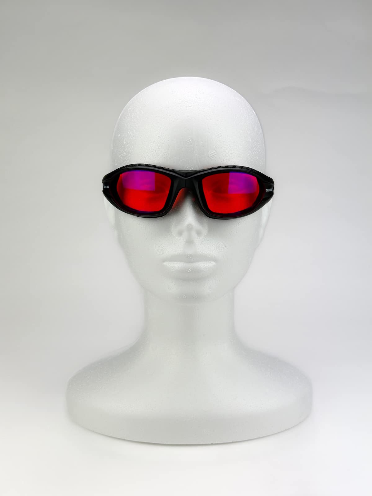 SLEEP-X1 100% filtro de luz azul y verde, gafas PC Gaming UV Blue Light Bloqueo Anti, rojo, talla única