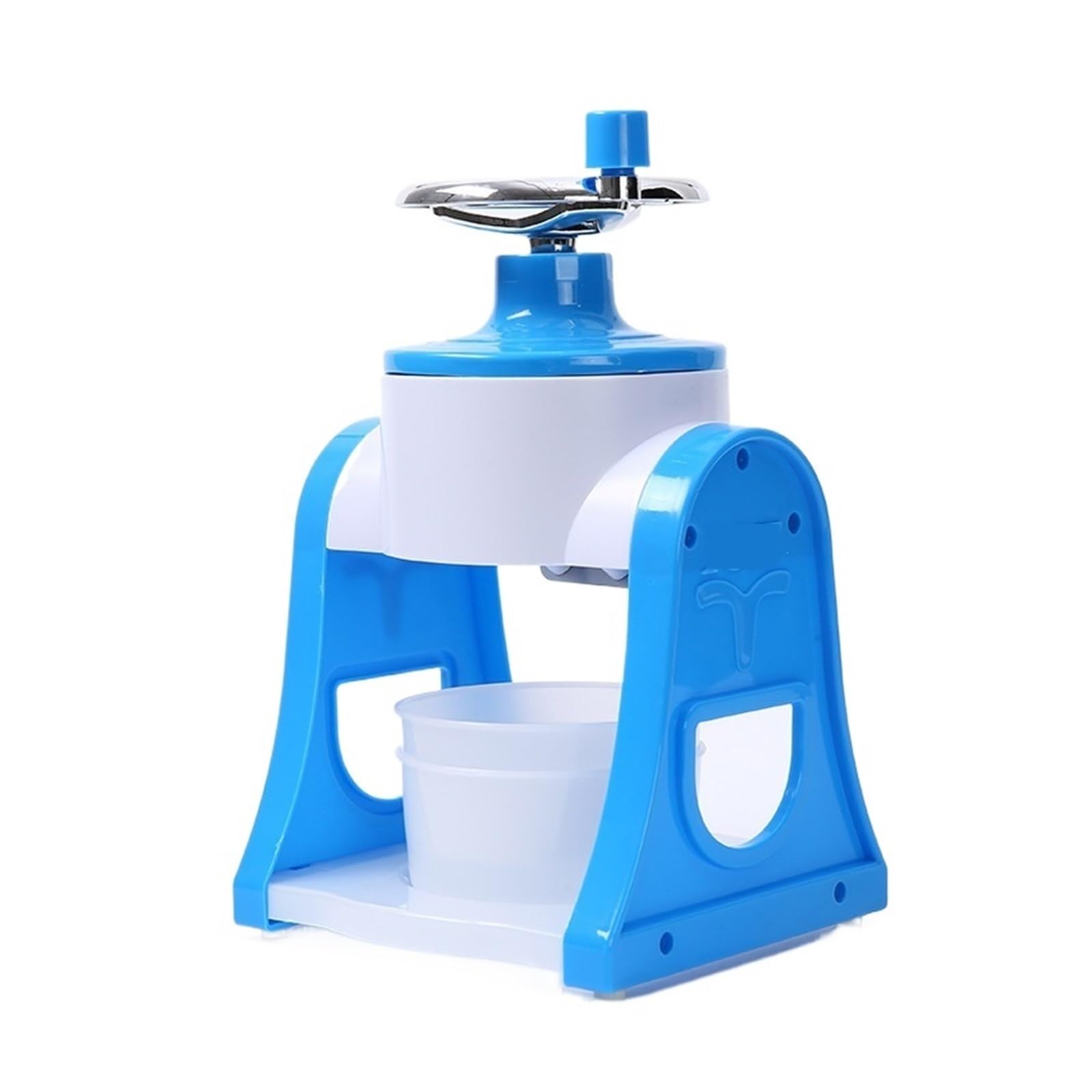 Trituradora de hielo, máquina de hielo afeitado para el hogar, pequeña máquina de hielo manual de verano, agitador de hielo y granizo, para hacer hielo, para el hogar, restaurantes y cafés 2