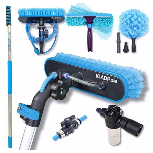 30ft Window Cleaning Kit with Brush