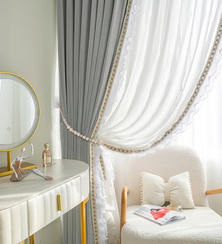 Miniatura 7 de Ocioli 4 Alzapaños De Cortina De Cuentas De Madera Estilo Bohemio Para Cortinas De Pared, Alzapaños De Cortina Con Ganchos Para Decoración Bohemia Decoración Madera, 4