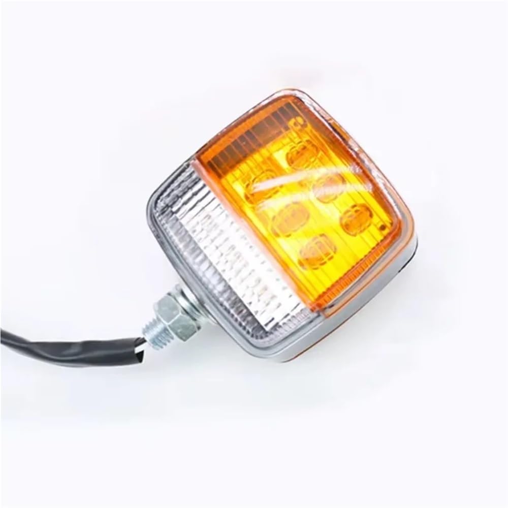 Lot de 2 Feux Avant de Chariot élévateur à LED 2 V-80 V, Clignotants Double Face, Feux de freinage